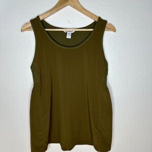 Athleta Olive Green Tank Top Size Medium M - Brand New